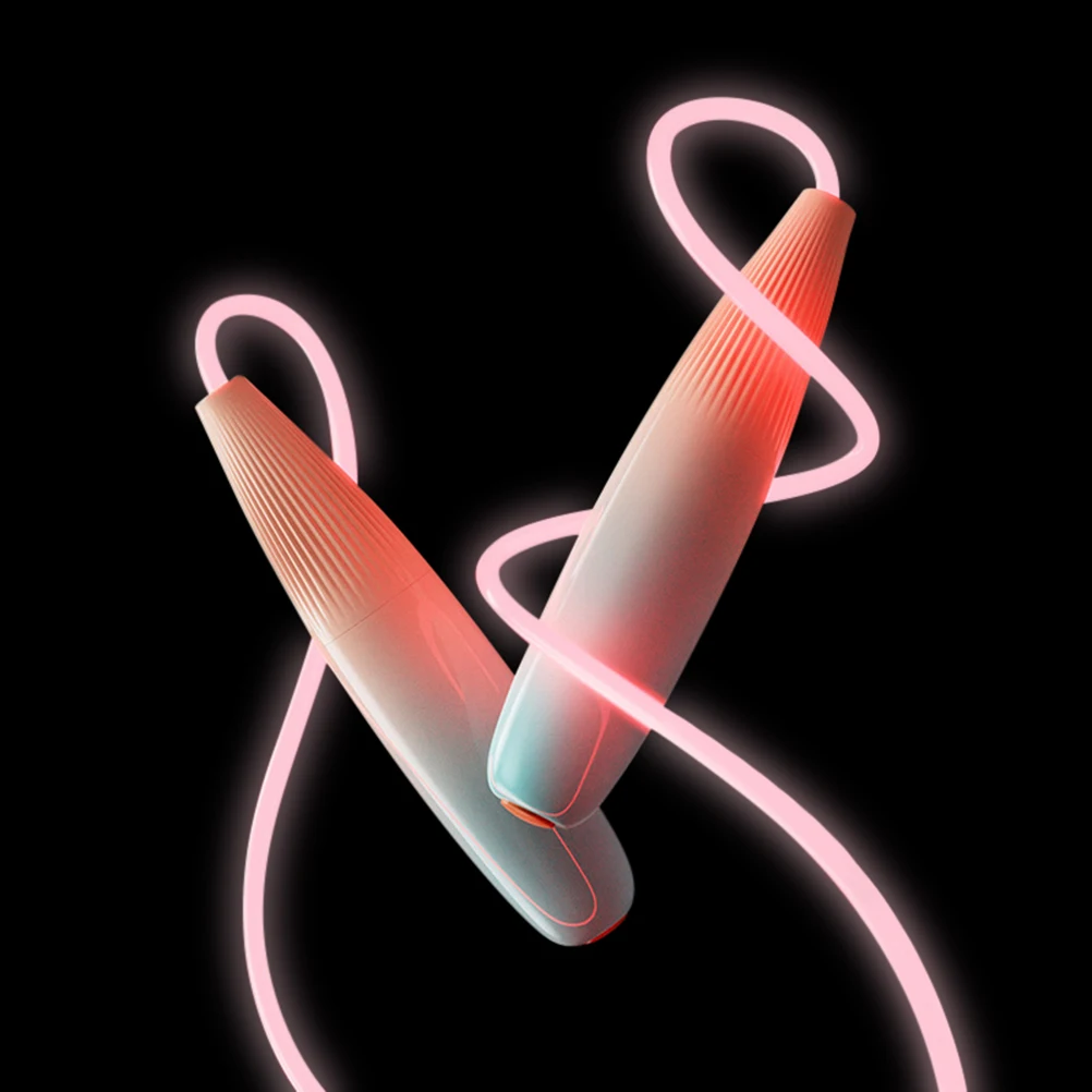 

Fitness Adjustable Night Glowing Skip Rope Exercise LED Jump Ropes Light Up Outdoor Supplies Portable Training Sports Equipment