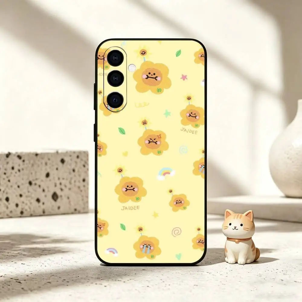 Милый чехол для телефона J-Jaidee для Samsung Galaxy A73, A72, A71, A70, A53, A52, A51 и других моделей, мягкий черный чехол (art.: 3920db072e502) - 3920db072e502