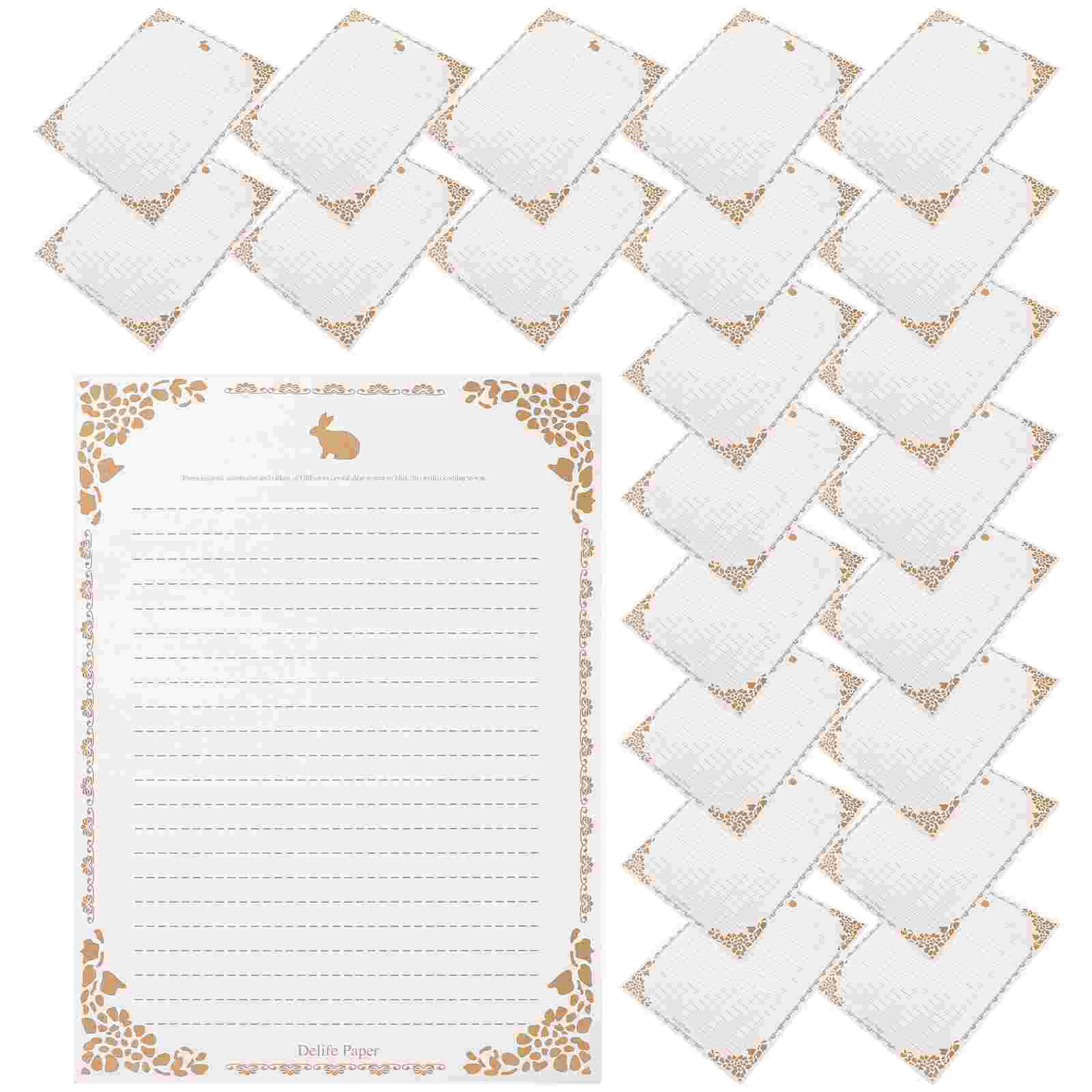 

Writing Paper Craft Greeting Cards Supplies Invitation Letter Stationary Letters Blank