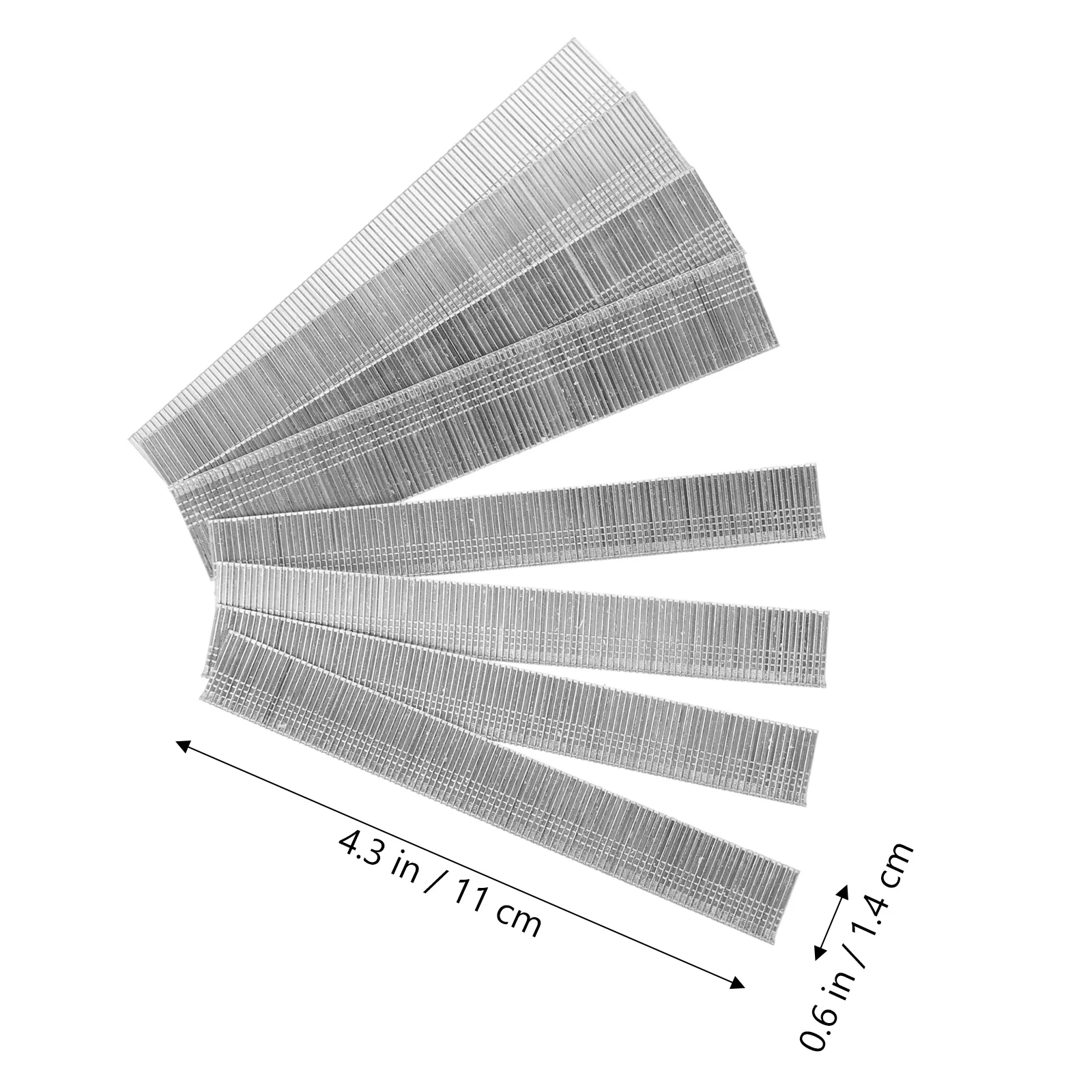 8000 шт. оцинкованные финишные гвозди Брэд для формования строительных шкафов