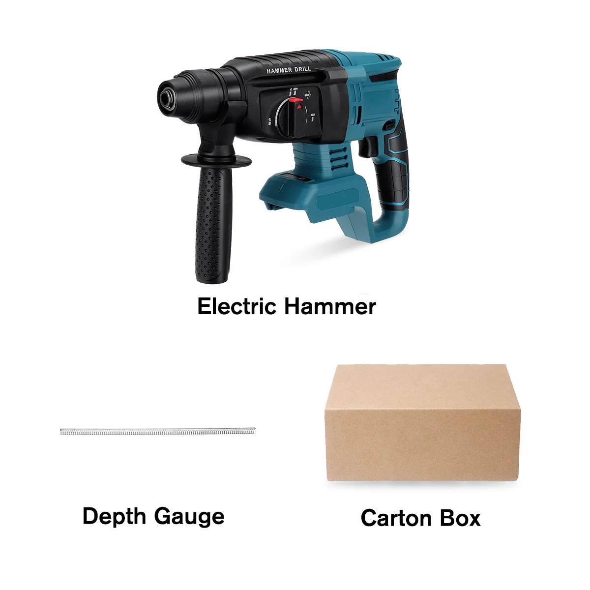 

Drill pro 6200 об/мин 26 мм бесщеточный электрический молоток Ударная дрель Многофункциональная роторная электрическая для электроинструмента Makita с аккумулятором 18 В аккумуляторный перфоратор аккумуляторный перфора