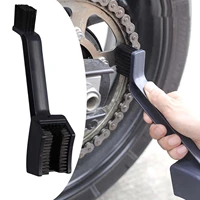 motorcycle chain cleaner plastic bicycle scooter moto brush double end chain cleaning brush clean tool kit cycling maintenance