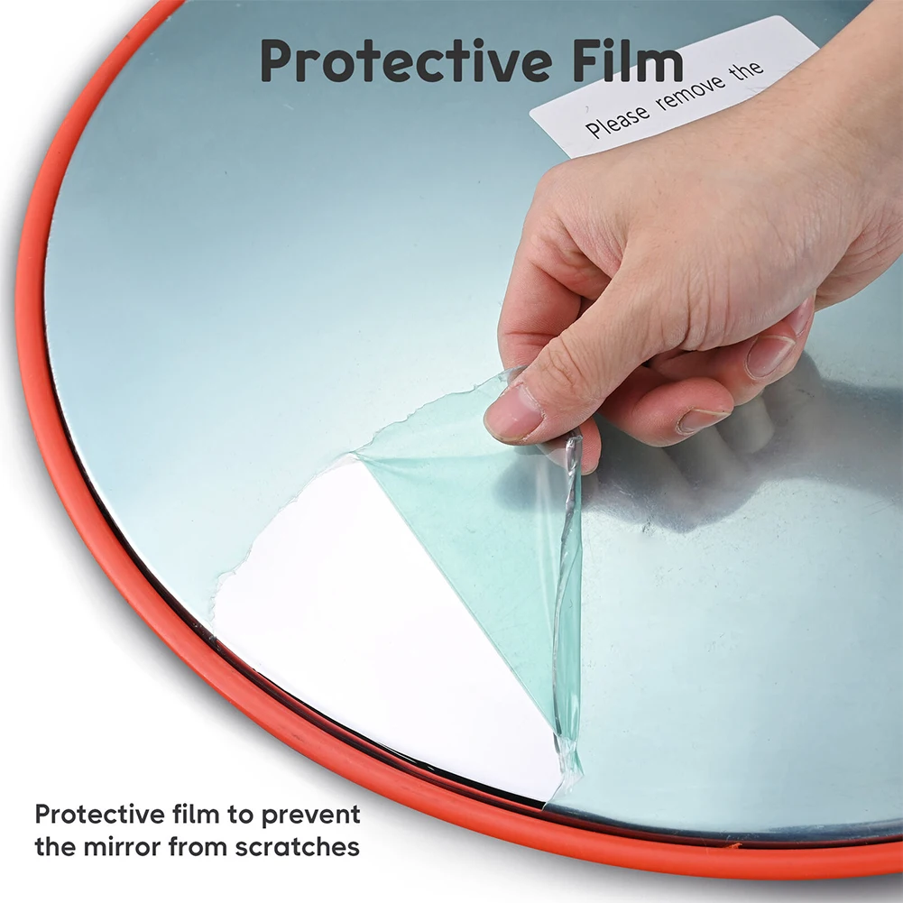 Совершенно новое выпуклое зеркало с широким углом 12 5/8 дюйма X 3 1/8 17 11/16 безопасное