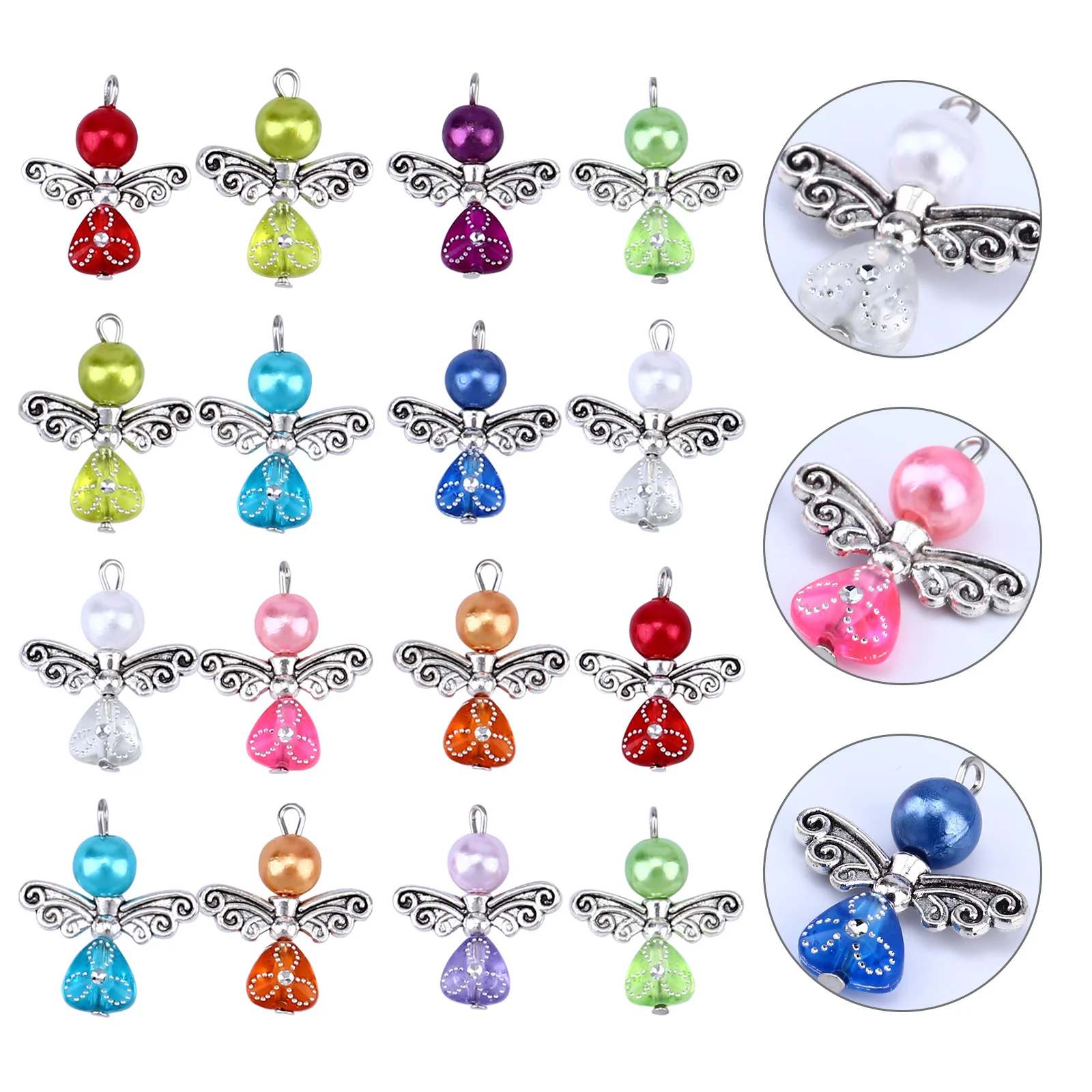 

20pcs DIY Charm Pendants Earring Pendants (Mixed Style and Color)