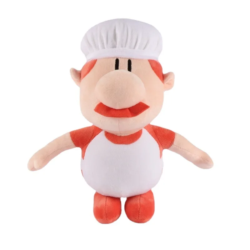 

28cm Pizza Tower Gustavo Plush Toy Soft Stuffed Game Pizza Tower Plushie Doll Birthday Gift for Kids Fans