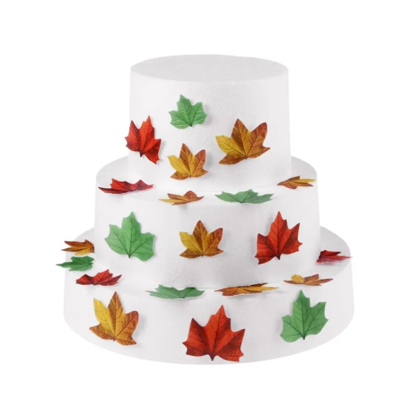 50 шт. украшения для торта в виде бабочек пальмовых листьев