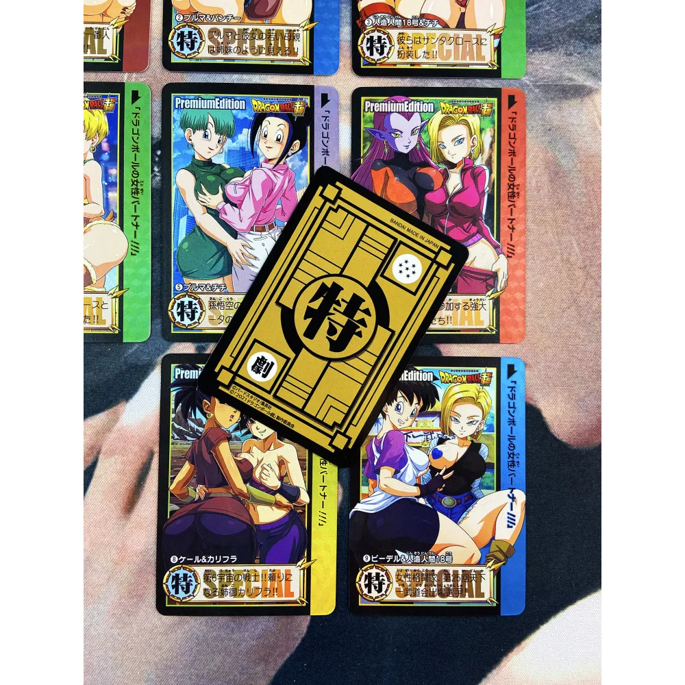 9 шт./набор аниме-карты для игры Драконий жемчуг