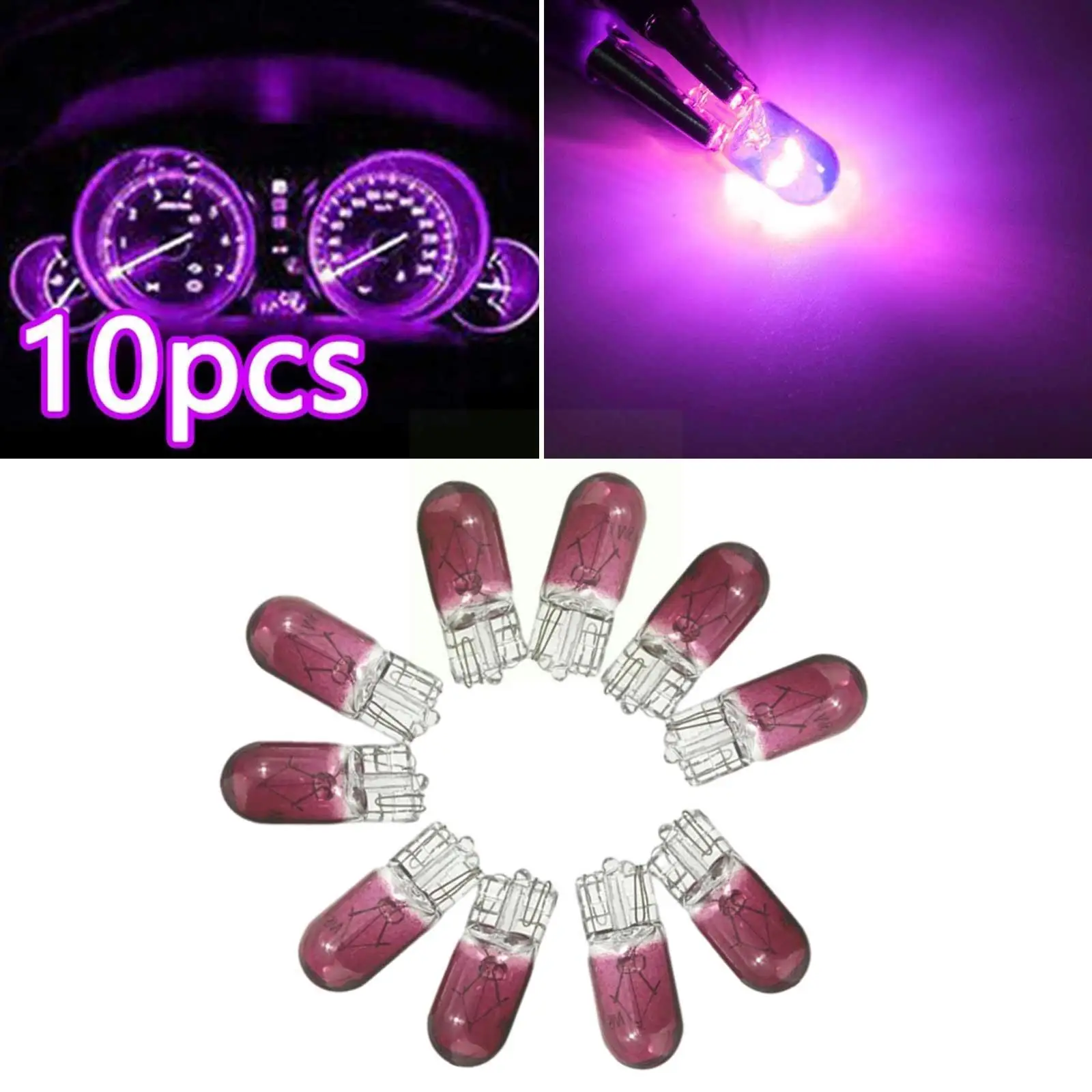 

10 шт., светодиодные лампы T10 3 Вт 12 В X5z9