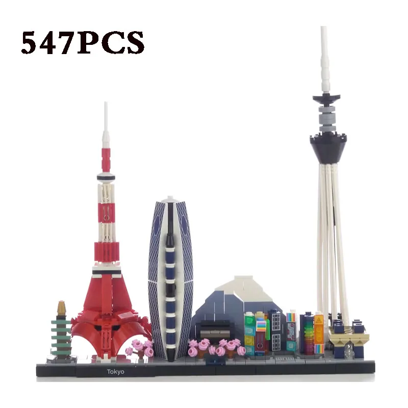 

There are Tokyo landmarks 21051 skyline model building toys building blocks street view toys kids birthday gifts DIY Christmas