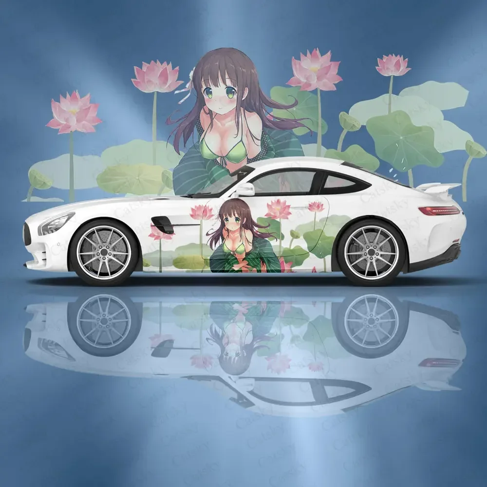 Пользовательские аниме Ujimatsu Chiya автомобильные аксессуары Itasha наклейки на тело