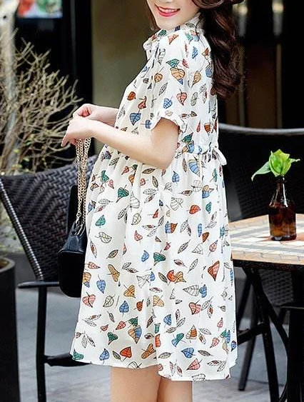 2022 Summer new style    short  high-grade   dress fake two   fashionable skirt sleeve mother feeling small person skirts