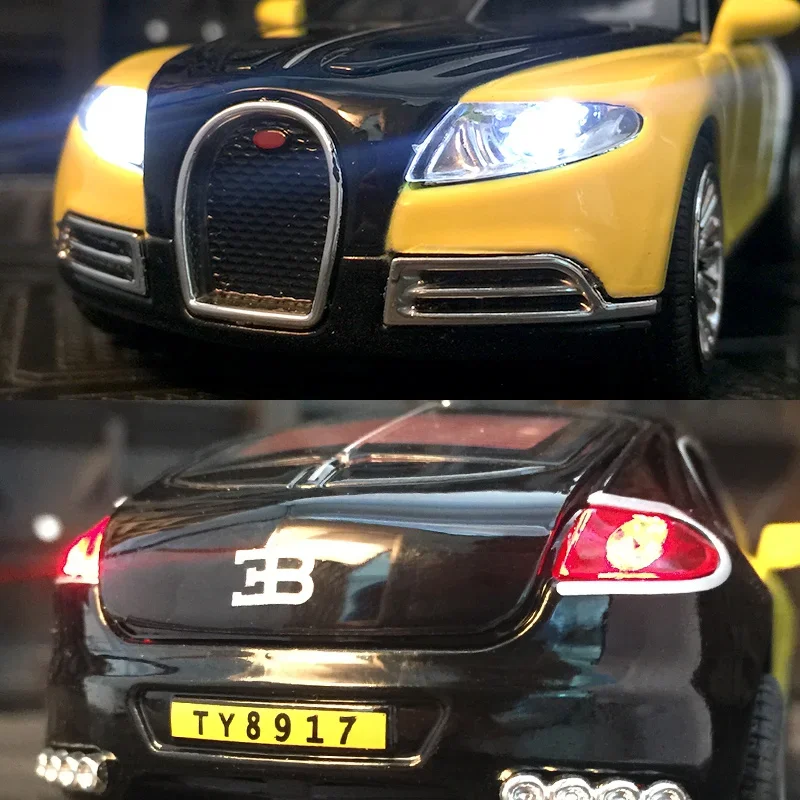 Модель спортивного автомобиля Bugatti со звуком 1:32