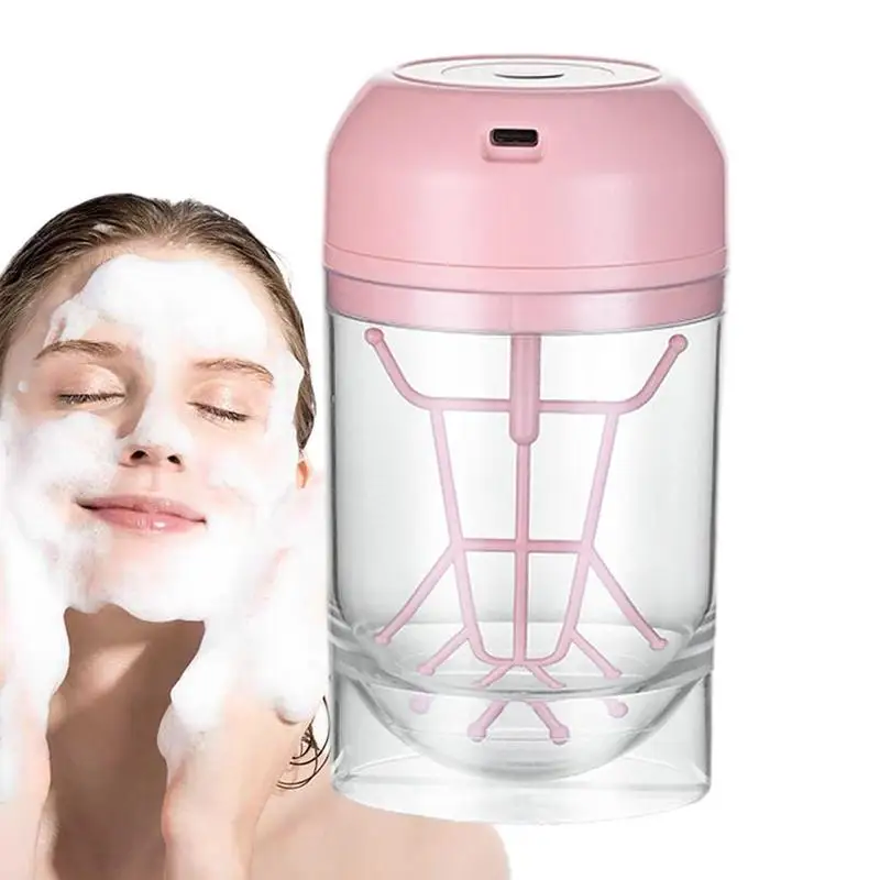 

Facial Foamer Electric Bubble Foamer Device Face Wash Foam Maker Whip Maker Foam Facial Cleanser Cleansing Face Wash Foamer For