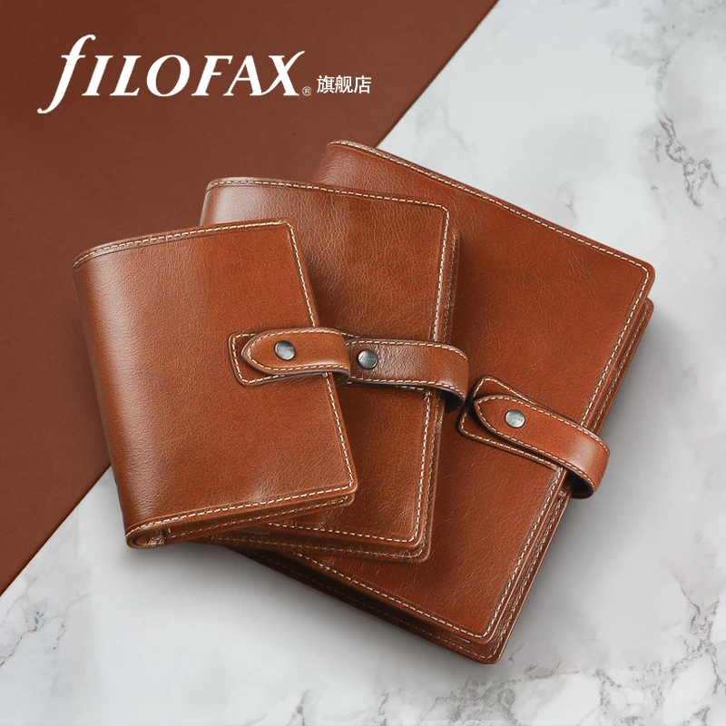 Filofax malden A5 A6 A7 Notebook Retro Leather Organizer Agenda Calendar Loose Leaf Vintage Business Notepad Gifts Supplies