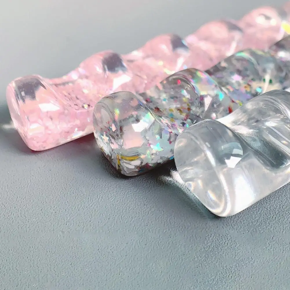 5 ячеек красочный акриловый прозрачный стеллаж для кистей ногтей полка подставка