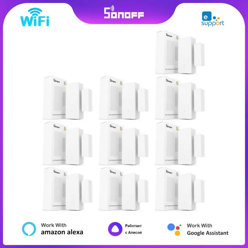 

Смарт-Датчик SONOFF DW2 для окон и дверей, с поддержкой Wi-Fi