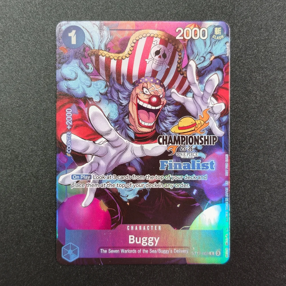 Фото Коллекционная карточная игра Self Made Proxy One Piece English CS 25-26 Event Pack Finalist Ver Zoro-Juurou OP05-067 O-Nami Buggy №3