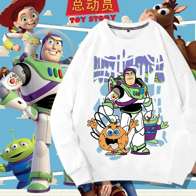 Кобрендовая Мужская толстовка Disney Buzz Lightyear с круглым вырезом и надписью История