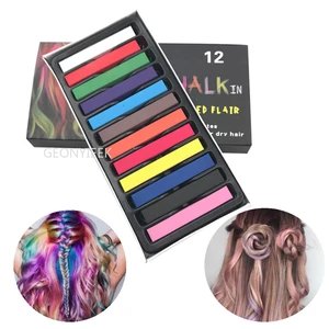 Набор мелков для пастельные красители волос, модные временные цвета