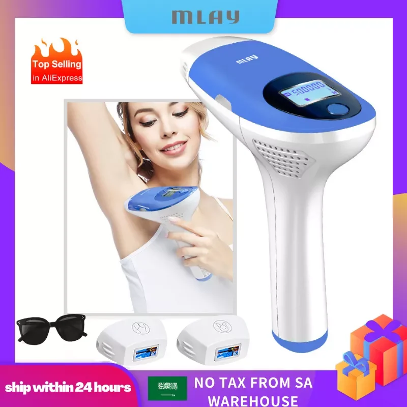 

MLAY IPL Hair Removal Machine Permanent Epilator Body Electric Malay Female Epilator 500000 Flashes T3 Quickly Delivery