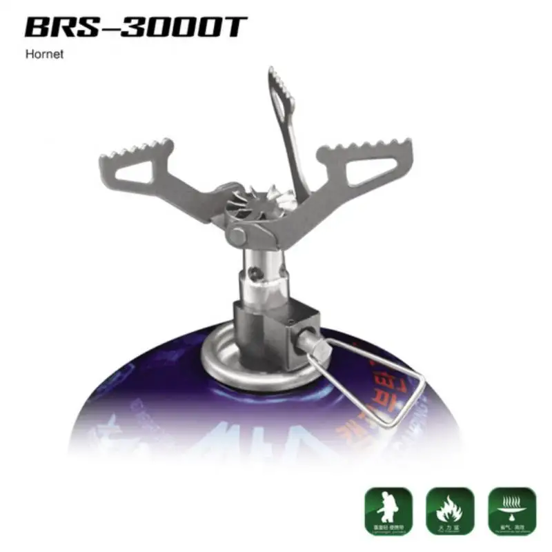 

BRS Outdoor Gas Stove Brs-3000t Camping Gas Burner Portable Mini Titanium Stove Survival Furnace Pocket Picnic Gas Cooker