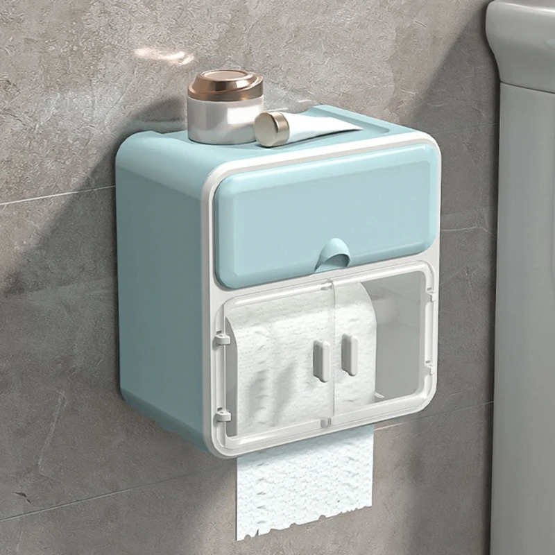 

A0KC Wall Mounted Tissue Box Hanging Paper Towel Box Party Background Decoration