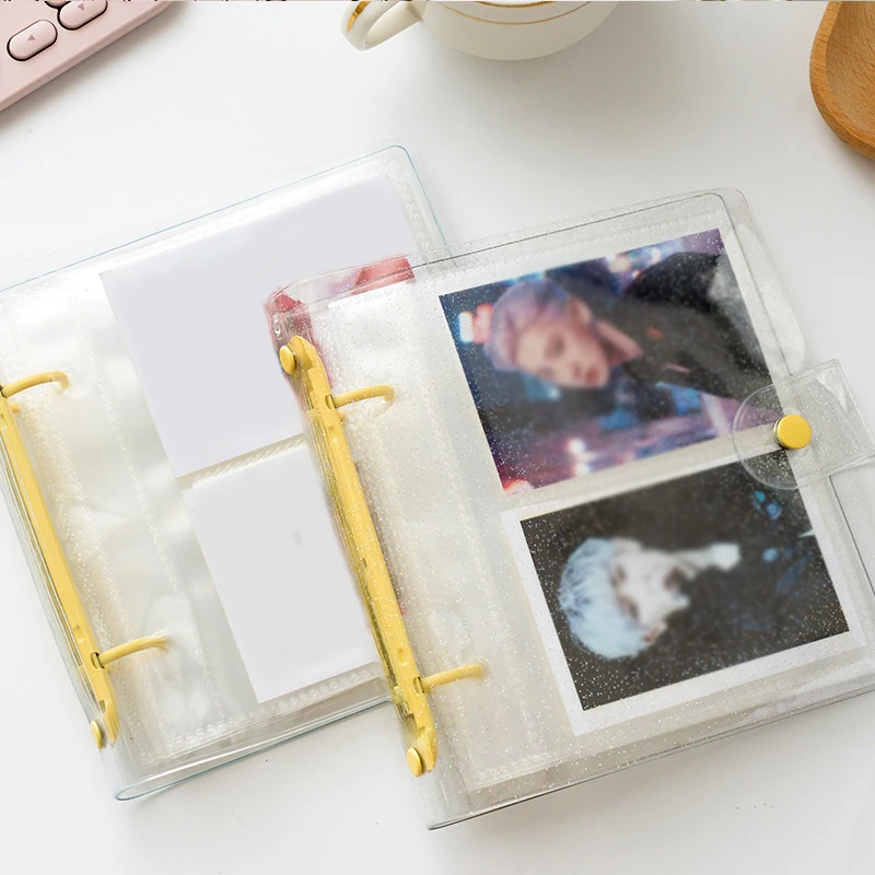 

100 Pockets photo album 3/5 inches Loose Leaf Binder Photocard Name Card Binder Instax Scrapbooking Album Kpop Collect Book