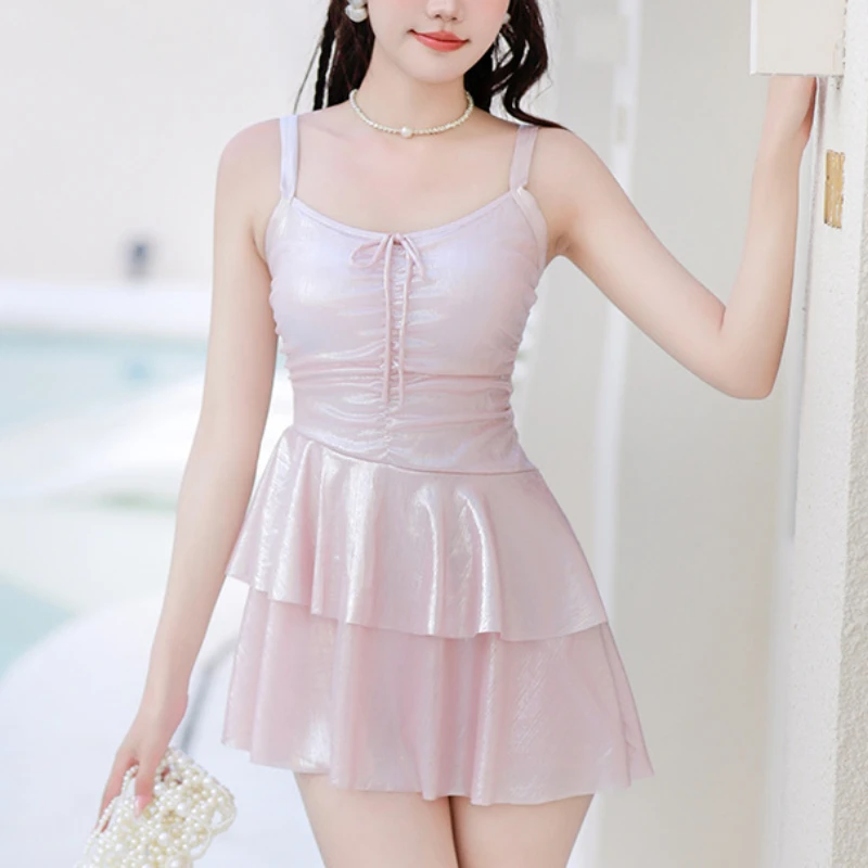 Цельный Купальник на бретелях для женщин высококачественное платье принцессы