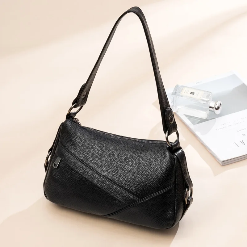 

2022 Vintage Trendy Messenger Bags Luxury Genuine Leather Handbags Trendy New Women Shoulder Crossbody Bag Ladies Fashion Purse