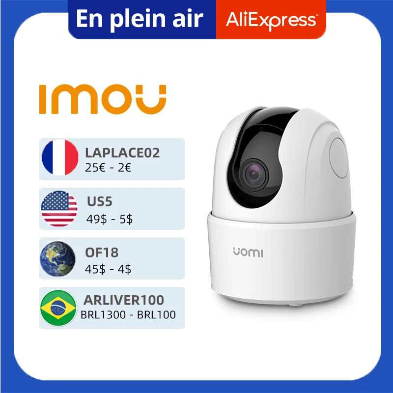 dahua imou ranger 2c 4mp home wifi 360 camera human detection night vision baby security surveillance wireless ip camera free global shipping