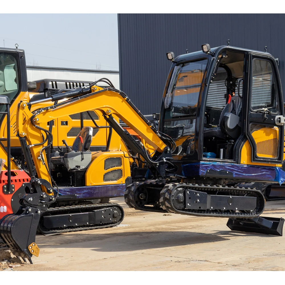 Рисунок 2 - Заводской маленький 2-тонный мини-экскаватор Cawler