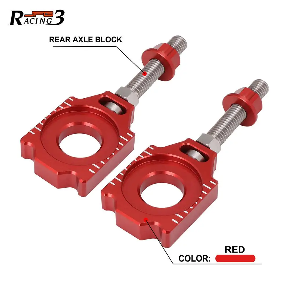 

Motorcycle Rear Axle Block Chain Adjuster For HONDA CRF250L CRF250M 12-19 CRF250 RALLY 17-19 CRF 250L 250M CRF250RALLY