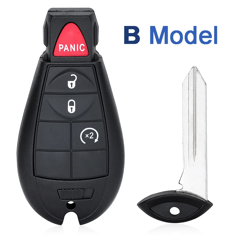 

KEYECU 433 МГц ID46 чип M3N5WY783X / IYZ-C01C Замена дистанционного ключа, буксировка, фотоцикл, Jeep Dodge Ram, багажник 2008-2014