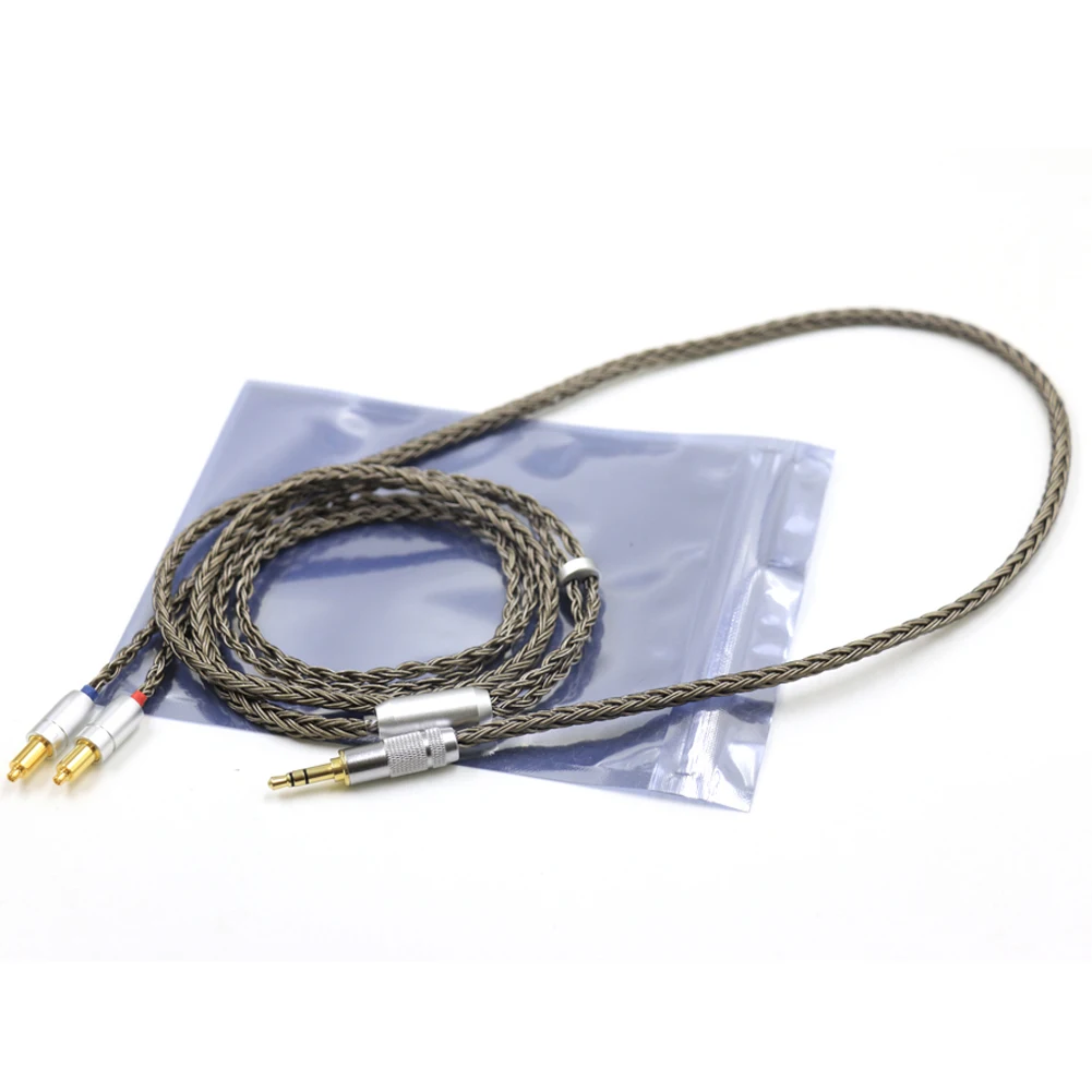 Gun-Color 16 core High-end Silver Plated Headphone Replace Upgrade Cable for SHURE SRH1440 SRH1540 SRH1840 Earphones enlarge