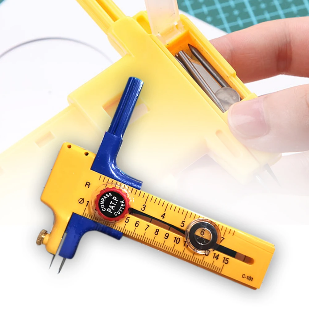 

Circle Cutter Manual Cardboard Rotary Cards Making Patchwork Clothes Paper Crafts Accessories Scrapbooking Round Sewing Tool DIY