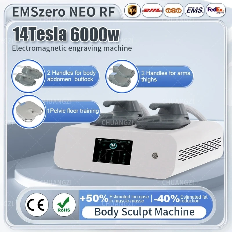 

EMSzero NEO Portable New Technology Slimming Machine 2023 14Tesla6000W Emsslim Hiemt Body Sculpt Fat Loss Build Muscle Stimulate