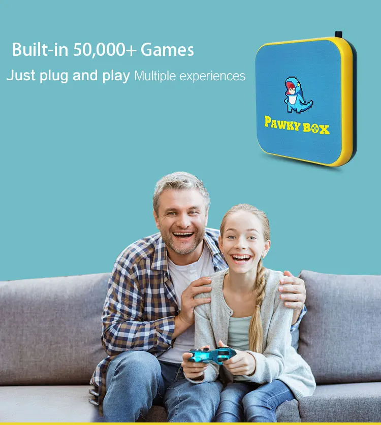 Супер игровая консоль Pawky Box для PS1/DC/N64/PSP 50000 + Ретро игровой плеер с беспроводными
