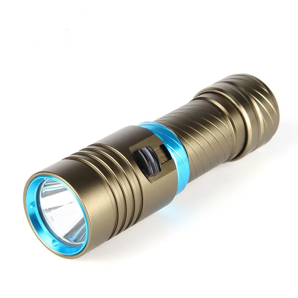 

DX1 Highlight L2 Led Diving Flashlight Small Mini Underwater Torch Flash Light Shock-proof Outdoor Survival Diving Equipment