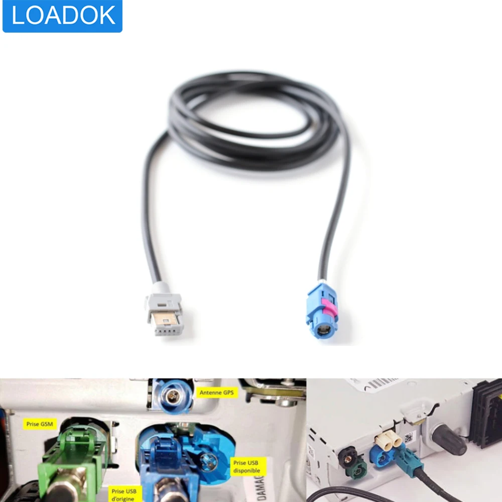 

Car USB Write Cable Adapter for Peugeot 308 408 508 for Citroen C3 C4 DS RD43 RD45 Head Unit Control Screen RCC NAC