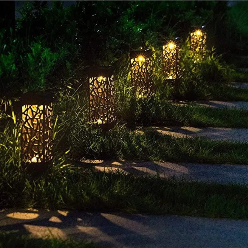 

Светодиодная лампа на солнечной батарее, водонепроницаемый светильник для газона, подсветка для лилий, двора, сада, уличное украшение