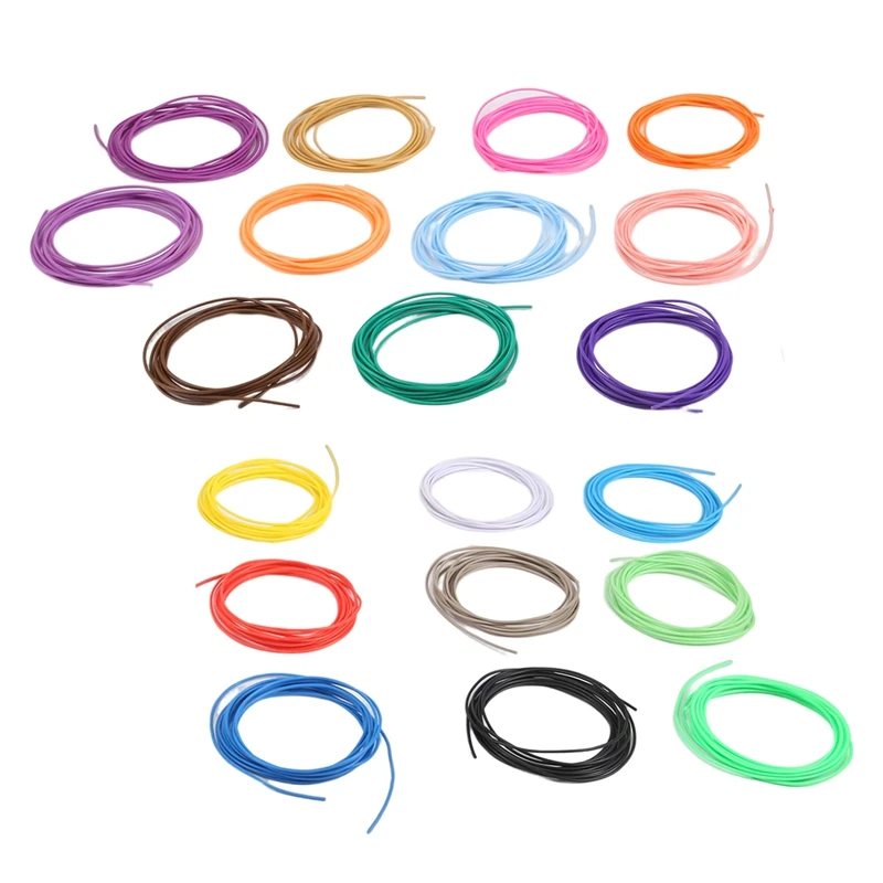 

3D Printing Pen PCL Filament Refills 1.75Mm, Pack Of 20 Random Color, Low Melting Temp Of 70℃, Gifts For Kids (200 FT)