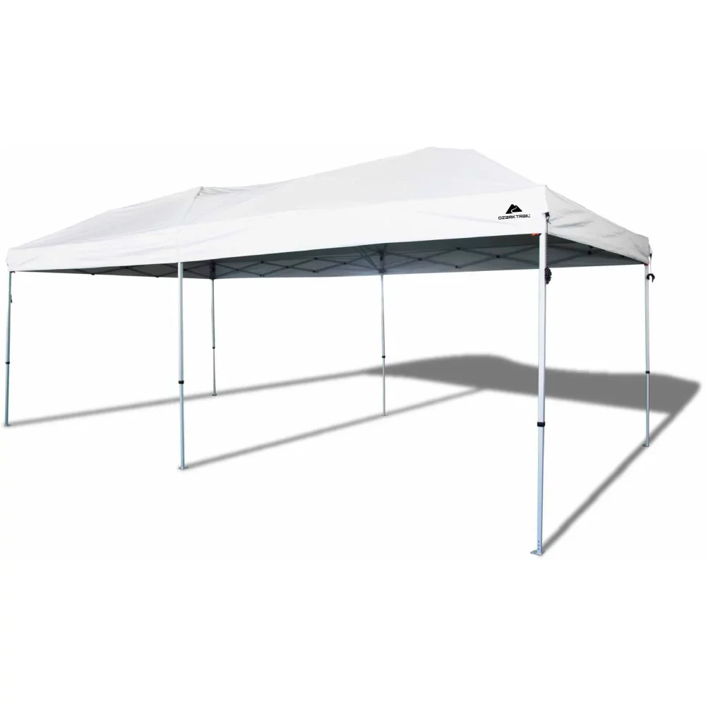 

20' x 10' Straight Leg (200 Sq. ft Coverage), White, Outdoor Easy up Canopy