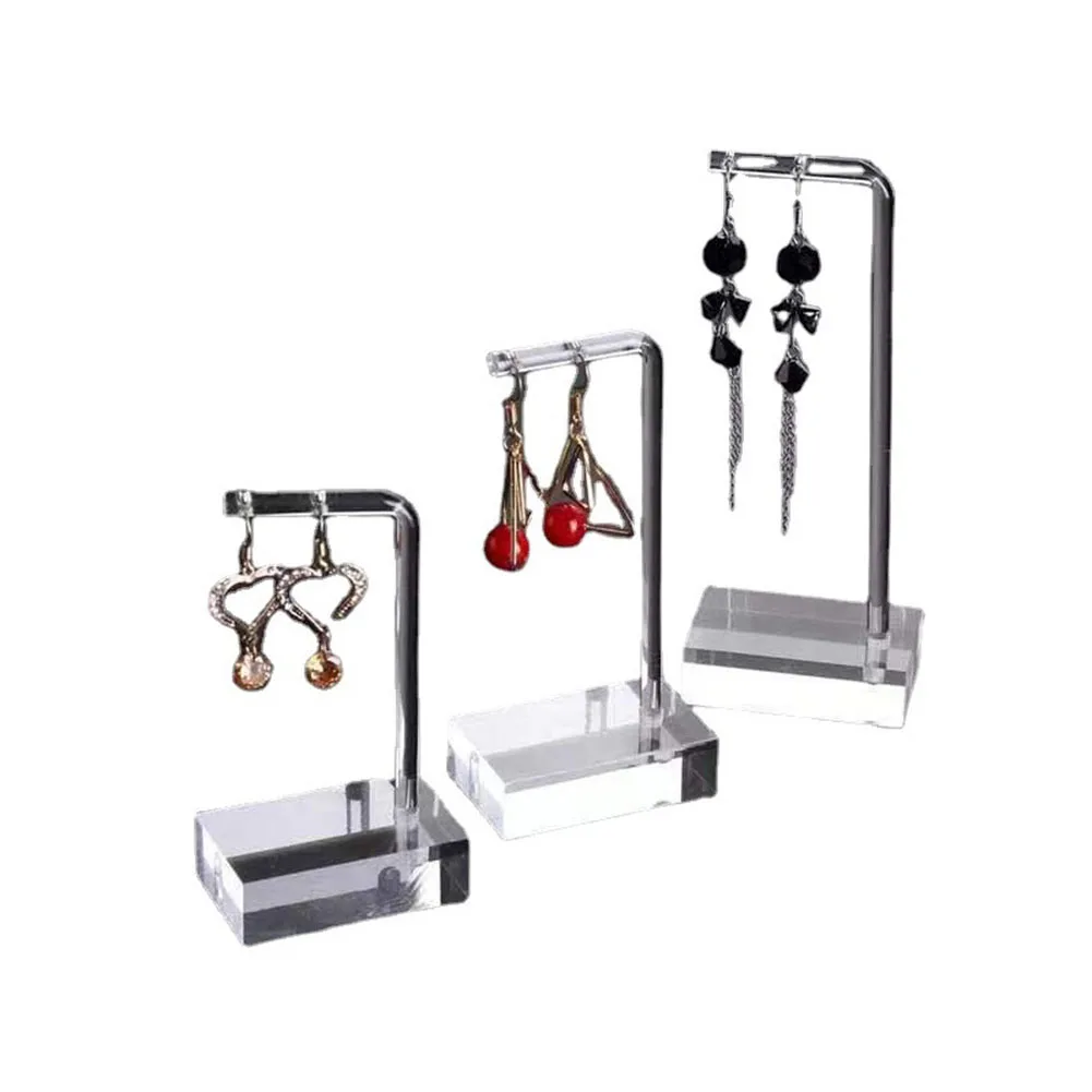 

Acrylic Jewelry Display Stand Necklace Ring Earring Rack Display Organizer Holder Bracelets Rings Gift Elegant Stylish Home