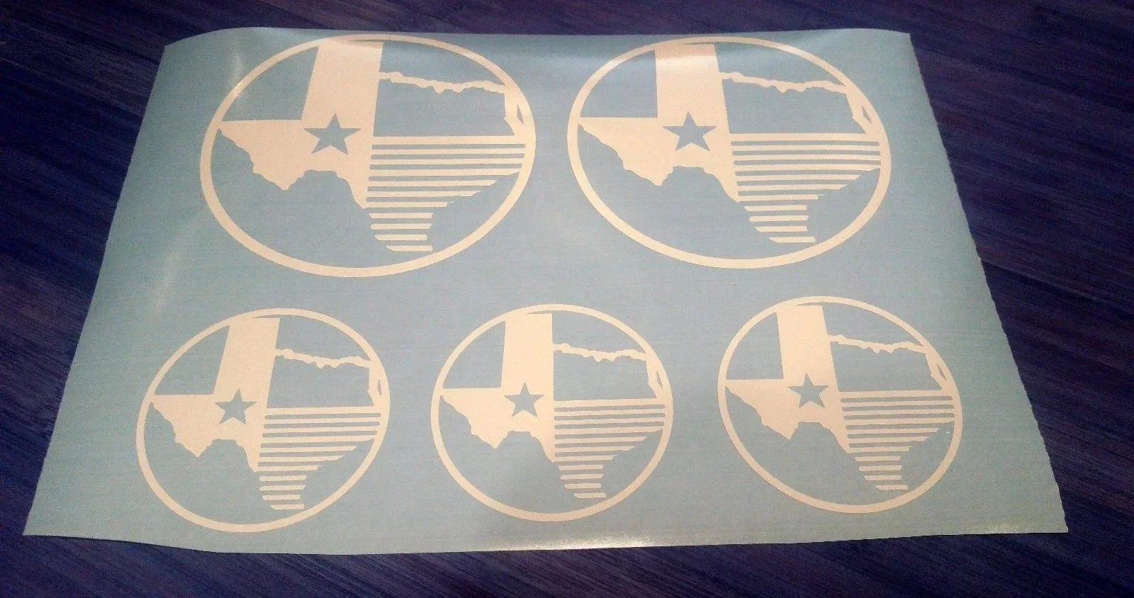 Для флага штатива Техаса виниловые наклейки на заказ набор из 5 шт. доступны