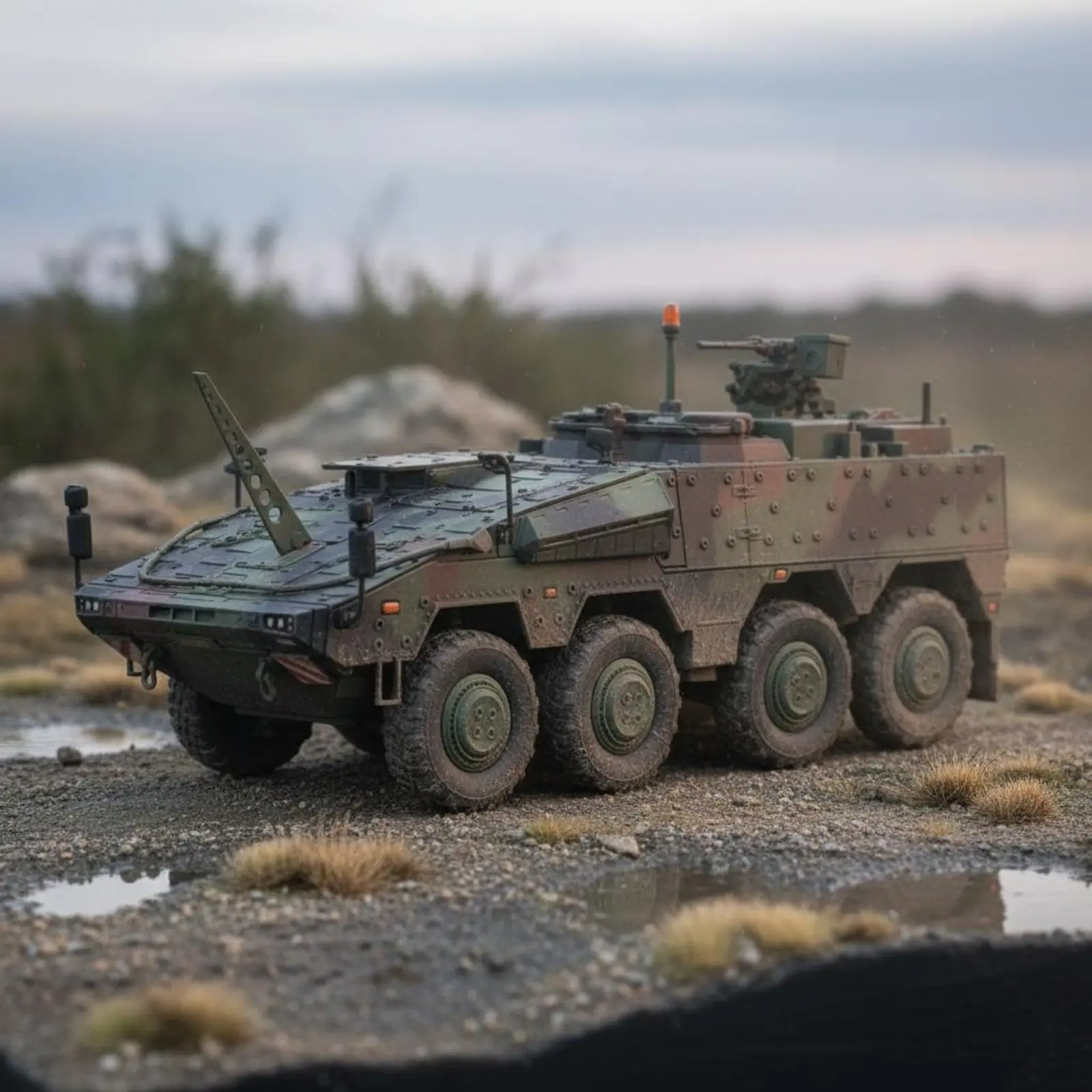 Модель командного автомобиля Boxer 1:72 из сплава, коллекционная игрушка с реалистичной детализацией для коллекционеров, для демонстрации на полке (art.: 3920daf9bd98e) - 3920daf9bd98e