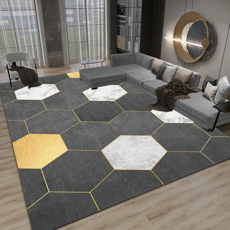 

Light Luxury Nordic Sofa Coffee Table Carpet Bedroom Large Area Rug Living Room Dirt-resistant Floor Mat Home Entrance Door Mats