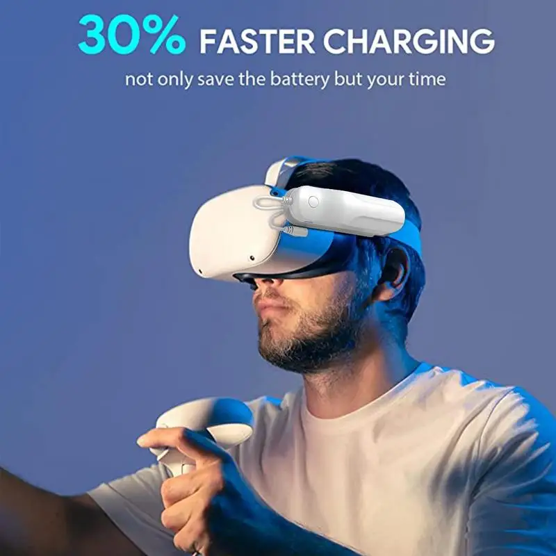 

VR Charger Fast Charging For VR Headset VR Game Console Portable Power Bank Lithium Battery Replacement Type-C Power Bank