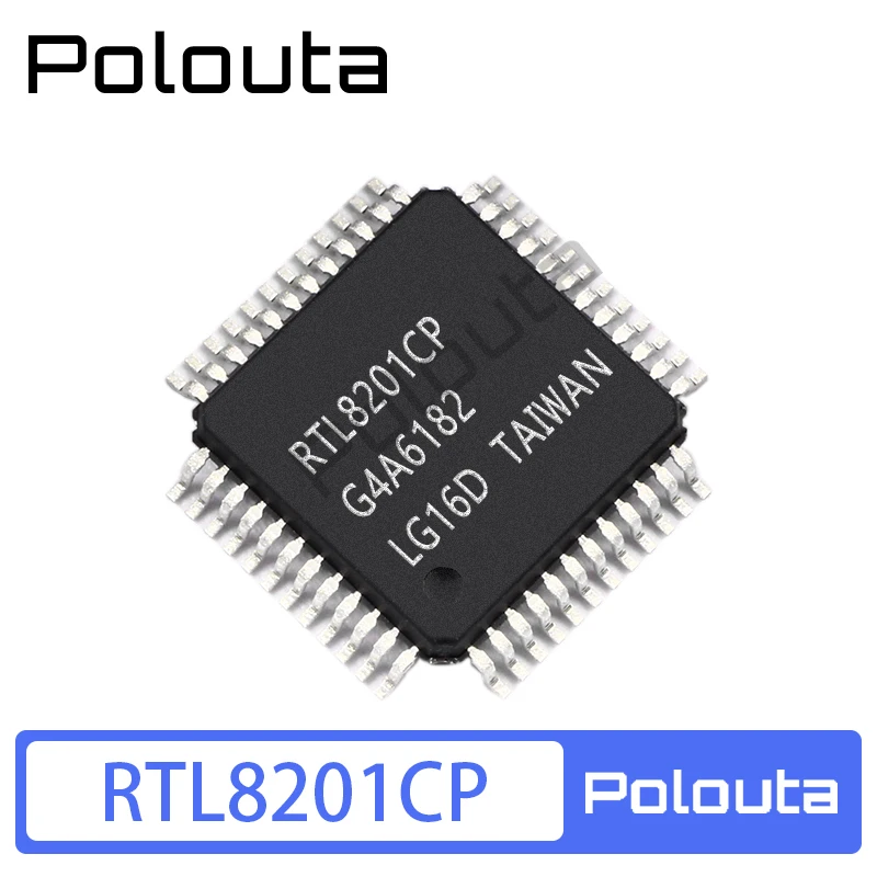 

2 Pcs RTL8201CP RTL8201 LQFP-48 Fast Ethernet Physical Receiver IC Acoustic Components Kits Arduino Nano Integrated Circuit
