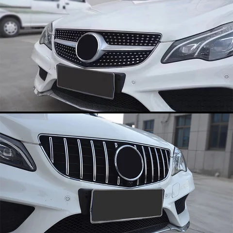 Спортивная передняя решетка радиатора, решетка бампера для Mercedes Benz W207 C207 A207 E Coupe 2009-2016 E200 E260 E320 E350 E400 E500