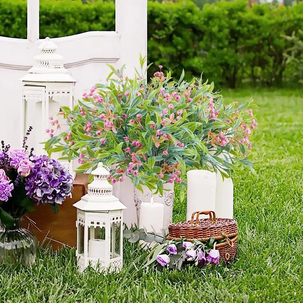 

Simulation Flower Fade-resistant Artificial Flowers for Outdoor Garden Party Vibrant Simulated Green Plants 1pc/10pcs Simulated